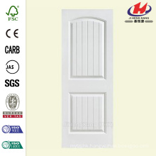 30 in. x 80 in. Solidoor Cheyenne Smooth 2-Panel Camber Top Plank Solid Core Primed Composite Interior Door Slab